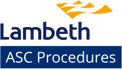 Logo for Lambeth ASC Procedures